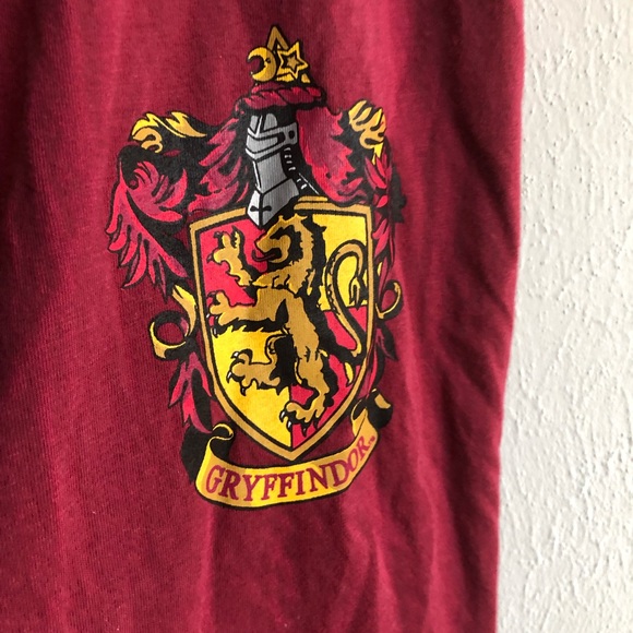 Universal Studios Harry Potter Gryffindor Lounge Pajama Pants 2XL Burgundy Gray - Picture 5 of 10